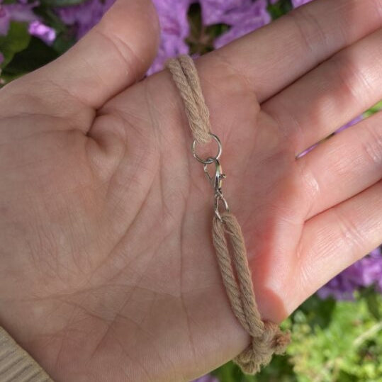 The Edee Necklace- Nude & Raw Rose Quartz